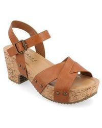 Journee Collection - Platform Sandal - Lyst