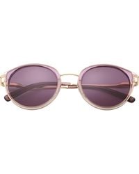 Ted Baker - 50Mm Gradient Round Sunglasses - Lyst