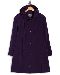 Gallery Hooded Raincoat In Purple Shadow At Nordstrom Rack