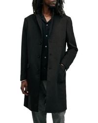 AllSaints - Hal Longline Coat - Lyst