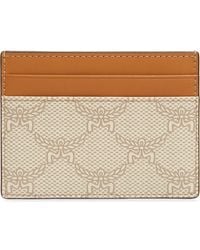 MCM - Small Himmel Lauretos Coated Canvas Card Case - Lyst