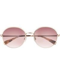 Ted Baker - 56Mm Gradient Round Sunglasses - Lyst