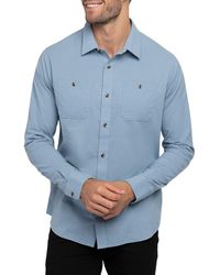 Travis Mathew - Cloud Flannel Button-Up Shirt - Lyst