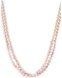 Effy - Sterling Silver Freshwater Pearl Necklace - Lyst
