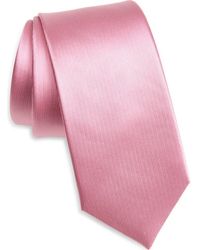 Duchamp - Solid Silk Tie - Lyst