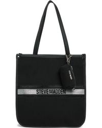 Steve Madden - City Canvas Tote With Removable Pouch - Lyst