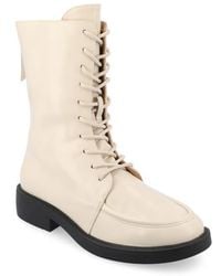 Journee Collection - Nikks Combat Boot - Lyst