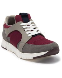 fendi knit think colorblock sneakers