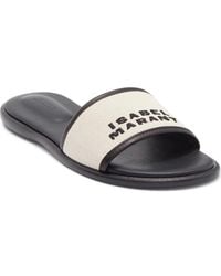 Isabel Marant - Vikee Logo Slide Sandal - Lyst