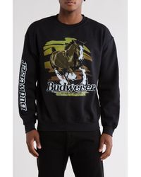 Junk Food - Budweiser Crewneck Graphic Sweatshirt - Lyst