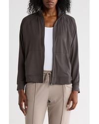 Barefoot Dreams - Malibu Collection Butterchic Mock Neck Jacket - Lyst