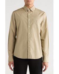 Vince - Poplin Long Sleeve Classic Fit Button-Up Shirt - Lyst