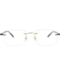 Montblanc - 56Mm Square Optical Glasses - Lyst