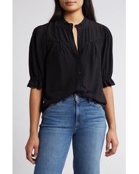 Wit & Wisdom - Eyelet Accent Top - Lyst
