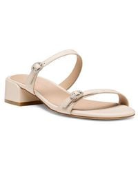 Stuart Weitzman - Ginger Crystal Slide Sandal - Lyst
