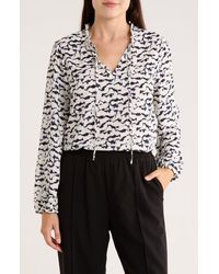 Nordstrom Rack - Ruffle Neck Top - Lyst