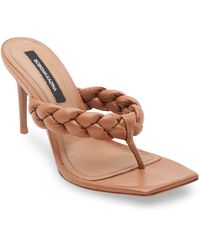 BCBGMAXAZRIA - Bella Leather Sandal - Lyst