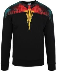 Marcelo Burlon - Icon Wings Cotton Graphic Long Sleeve T-shirt - Lyst