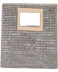 BERNESS - Rhinestone Rectangular Clutch - Lyst