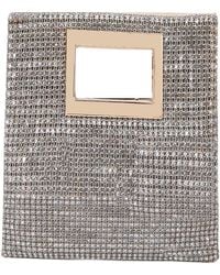 BERNESS - Rhinestone Rectangular Clutch - Lyst