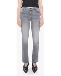 Mother - The Rascal Hover Mid Rise Straight Leg Jeans - Lyst