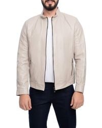 VELLAPAIS - Smooth Leather Jacket - Lyst