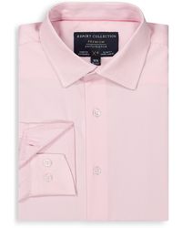 Report Collection - 4-way Stretch Slim Fit Dress Shirt - Lyst