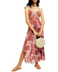 topshop pink maxi dress