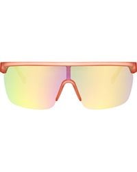 Hurley - 63Mm Semi Rim Shield Polarized Sunglasses - Lyst