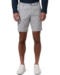 Mavi - Noah Flat Front Stretch Cotton & Linen Shorts - Lyst
