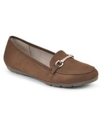 White Mountain Footwear Glowing Bit Loafer In Whiskey/suedette At Nordstrom Rack - Brown