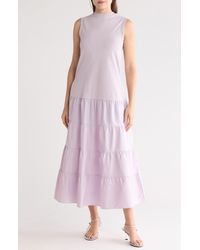 Ted Baker - Sleeveless Tiered Maxi Dress - Lyst