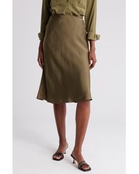 Nordstrom - Essential Bias Cut A-line Skirt - Lyst