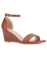New York & Company - Sharona Wedge Sandal - Lyst