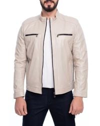 VELLAPAIS - Soft Leather Jacket - Lyst