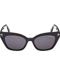 Tom Ford - Juliette 52Mm Cat Eye Sunglasses - Lyst