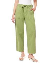 Kensie - Drawstring Surplus Crop Barrel Pants - Lyst