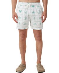 Cotton On - Easy Cotton Blend Drawstring Shorts - Lyst