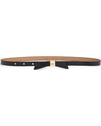Kate Spade - Bow Logo Plate Belt - Lyst