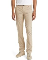 Vintage 1946 - Flat Front Slim Straight Leg Performance Twill Pants - Lyst
