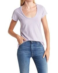 James Perse - Deep V-Neck T-Shirt - Lyst