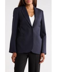 Twp - Perfect Peak Lapel Wool Blend Blazer - Lyst