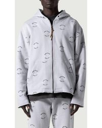 Honor The Gift - Front Zip Oversize Cotton Zip-Up Hoodie - Lyst