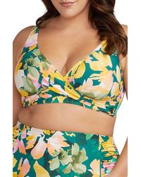 Artesands - Delacroix Floral Print Bikini Top - Lyst
