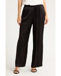 Wayf - Satin Pants - Lyst
