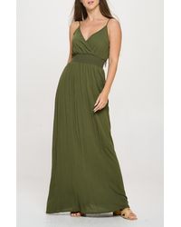 WEST K - Solid Sleeveless Gauze Maxi Dress - Lyst