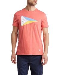 Brooks Brothers - Nautical Flag Graphic T-shirt - Lyst