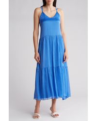 FRNCH - Jailys Tiered Maxi Dress - Lyst