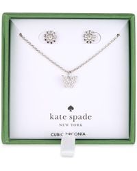 Kate Spade - Daisy & Pavé Butterfly 2-Piece Jewelry Set - Lyst