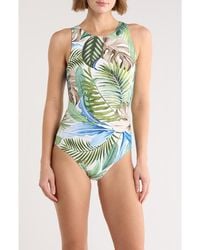 Jantzen - Farrah High Neck One-Piece Swimsuit - Lyst